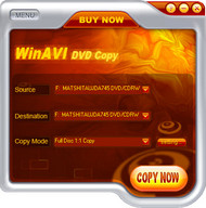 WinAVI DVD Copy screenshot